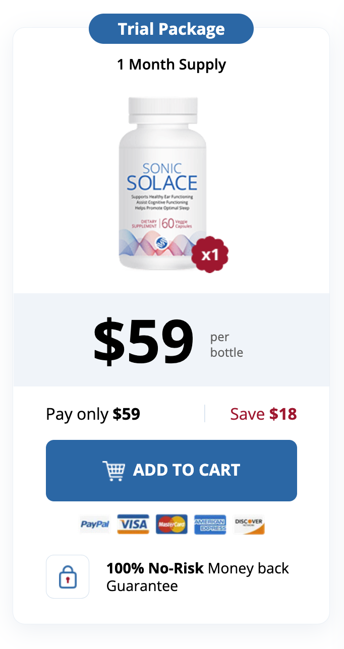 Sonic Solace - 1 Bottle