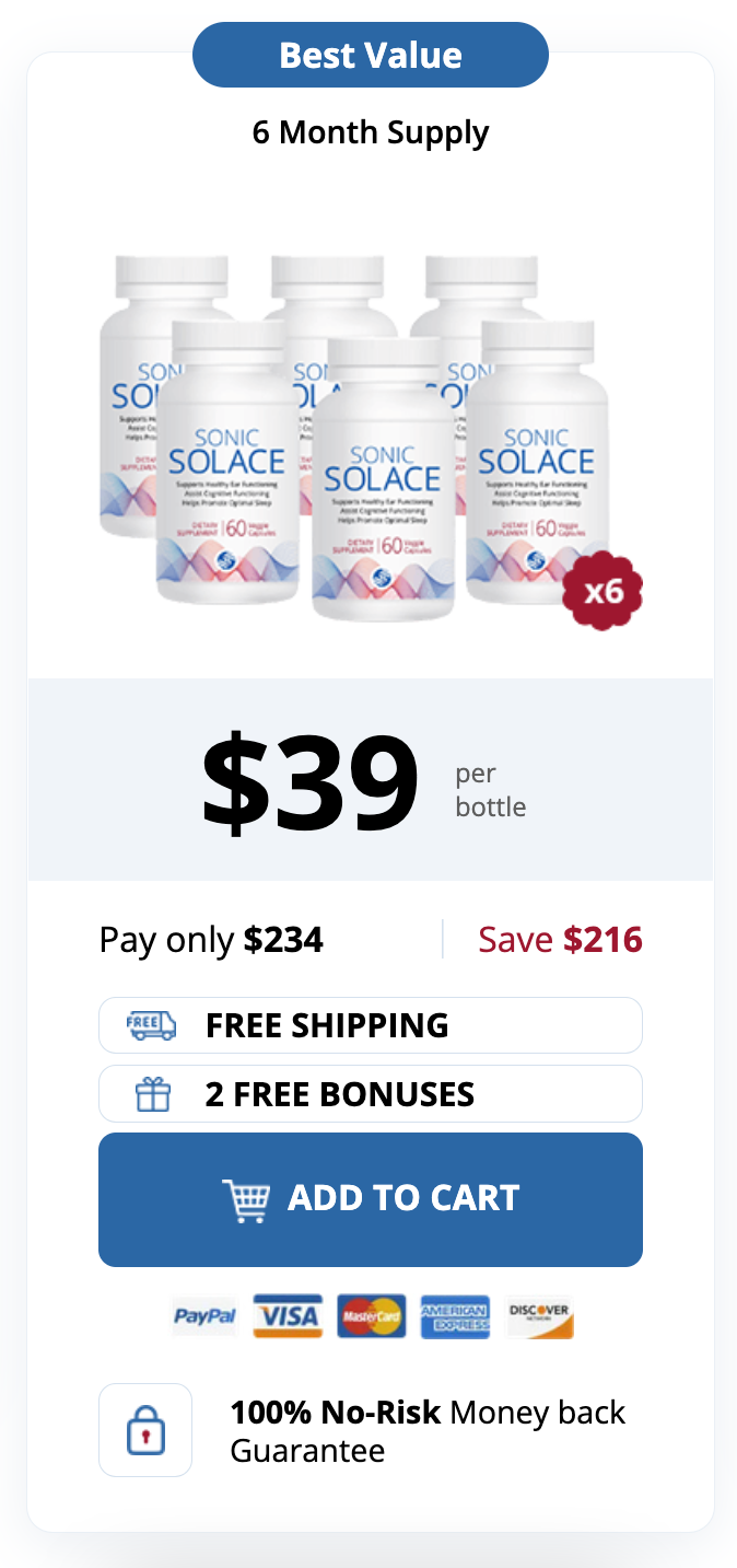 Sonic Solace - 6 Bottles